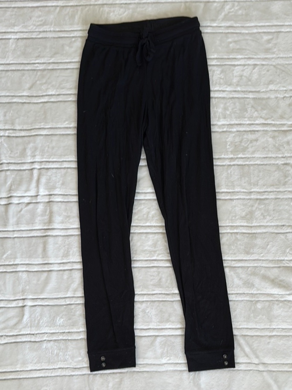 YSE Black Drawstring leggings
